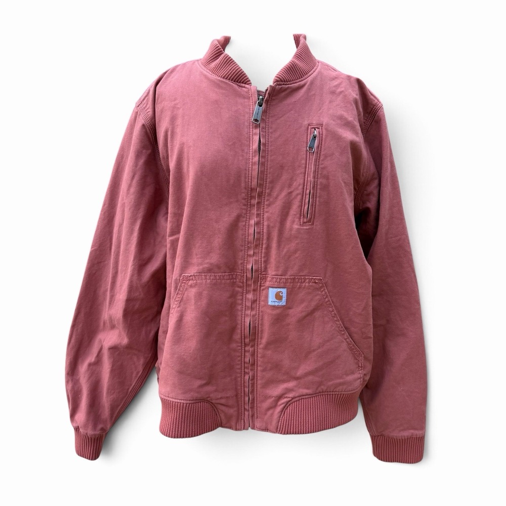 Carhartt Women Rugged Flex Crawford Bomber Jacket 2XL (20) Relaxed Fit Barn Coat